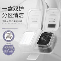 Mặt nạ bùn làm sạch hai tông màu Han Lun Beauty Feather để loại bỏ mụn đầu đen, thu nhỏ lỗ chân lông, dưỡng ẩm và làm sạch chính hãng