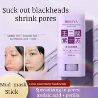 Mặt nạ bùn làm sạch Perilla Mặt nạ rắn Loại bỏ sâu mụn đầu đen Mụn kín Mặt nạ bùn làm sạch rắn