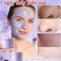 mặt nạ bùn mặt nạ bùn làm sạch kiềm dầu sạch mụn thu nhỏ lỗ chân lông 120g dưỡng trắng da giảm thâm sạm da mặt