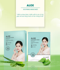 Mặt nạ cao cấp tinh chất Lô Hội  Mulbit Aloe Soothing Mask Sheet