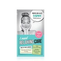 Mặt Nạ Cấp Ẩm, Làm Dịu Da FAITH IN FACE I NEED RELAXING CARE MASK 25g