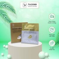 Mặt Nạ Cấp Ẩm Sáng Da Lurcinn Shiny Mask Collagen Seaweed Argan Stem Cell - Spa NaYoo