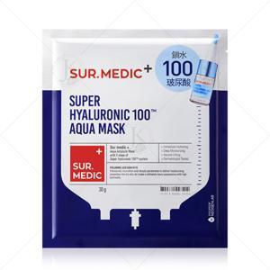 Mặt Nạ cấp nước cấp tốc Sur.Medic Super Hyaluronic 100tm Aqua Mask 30g