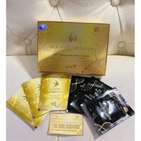 MẶT NẠ CẤY TRẮNG THẢI ĐỘC MỚI LUXURY GOLDEN MASK MAGIC SKIN ( hộp 6 gói )