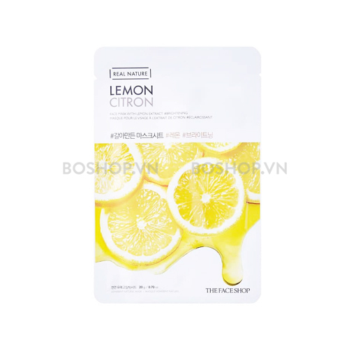 Mặt nạ chanh The Face Shop Real Nature Mask Lemon