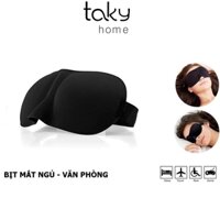 Mặt Nạ Che Mắt Ngủ Văn Phòng, Bịt Mắt Ngủ 3D Trên Xe Ô tô, Máy Bay, Thoáng Khí, Mềm Mại Cho Giấc Ngủ Ngon. Taky Home 5130