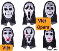 Mặt nạ chùm đầu hóa trang Halloween cho trẻ em và người lớn