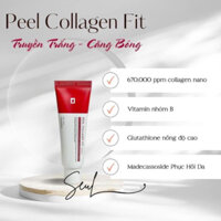 Mặt nạ collagen, peel da collagen căng bóng Real Collagen Fit hàn quốc, trắng da, mờ thâm nám, mịn màng