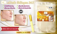 MẶT NẠ Collagen vàng 24k nguyên chất nhà Pháp Cosmetic TẶNG KÈM 1 CÂY CỌ SILICON