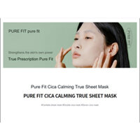 Mặt nạ COSRX Pure Fit Cica Calming True Sheet, 1 miếng, 1 miếng