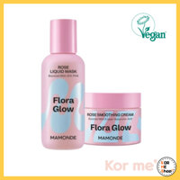 Mặt nạ dạng lỏng MAMONDE Flora Glow Rose 80ml / Kem hoa hồng Flora Glow 50ml