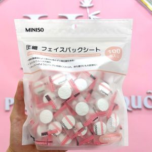 Mặt nạ dạng nén Miniso Mask 100 viên