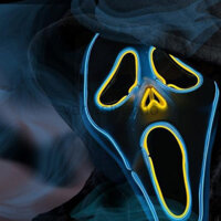 Mặt nạ đáng sợ Halloween thanh trừng, Mặt nạ la hét có đèn LED phát sáng Mặt nạ phát sáng Dây EL Mặt nạ LED cho bữa tiệc lễ hội Quà tặng Mặt nạ cặp đôi, Mặt nạ đầu lâu thanh trừng cho người đàn ông Phụ nữ Người lớn
