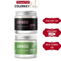 Mặt Nạ đất sét bùn khoáng Colorkey Luminous Green Tea Purifying Cleansing Clay 60g