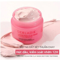 Mặt Nạ Đất Sét Derladie Vegan Pink Clay Mask 60g