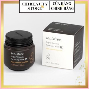 Mặt nạ đất sét Innisfree Super Volcanic Pore Clay Mask 2X - 100ml