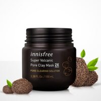 MẶT NẠ ĐẤT SÉT Innisfree Super Volcanic Pore Clay Mask 2X