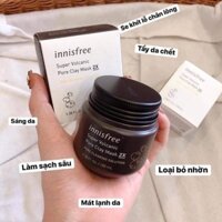 Mặt Nạ Đất Sét Innisfree Super Volcanic Pore Clay Mask 2X 100ml