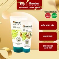 Mặt Nạ Đất Sét Kiểm Soát Dầu Chiết Xuất lá Neem Himalaya Neem Face Pack