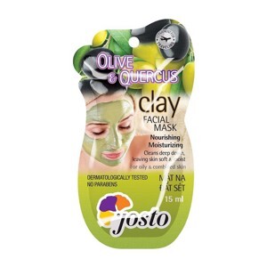 Mặt nạ đất sét trắng và ôliu Josto