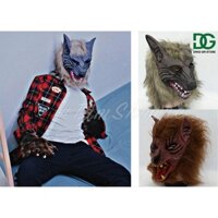 Mặt nạ đầu sói cao su