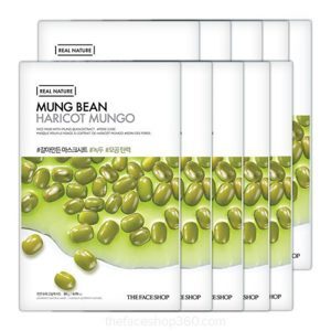 Mặt nạ đậu xanh The Face Shop Real Nature Mask Mung Bean