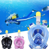 Mặt Nạ Đi Lặn Biển Kèm Ống Thở Kính Bơi Full Face Tập Bơi Cho Bé Và Người Lớn - mặt nạ lặn kèm ống thở