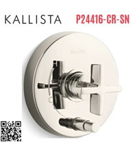 Mặt nạ điều khiển đơn và chuyển hướng Nickel Kallista P24416-CR-SN