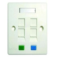 Mặt nạ Dintek Face plates 4 cổng Dintek 1303-11022