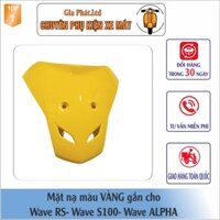 Mặt nạ ĐỦ MÀU gắn xe Wave Alpha , Wave RS, Wave S100 đời 2006-2016 nhựa ABS cao cấp