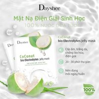 Mặt Nạ Dừa Coconut Bio Electrolytes Jelly Mask Mặt Nạ Hộp 5 Miếng | Dayshee Jelly Mask