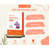 Mặt nạ dừa Dr.lady Bio Coco dưỡng ẩm, trắng da, ngừa mụn, ngăn lão hóa, mờ thâm sẹo hộp 5 miếng