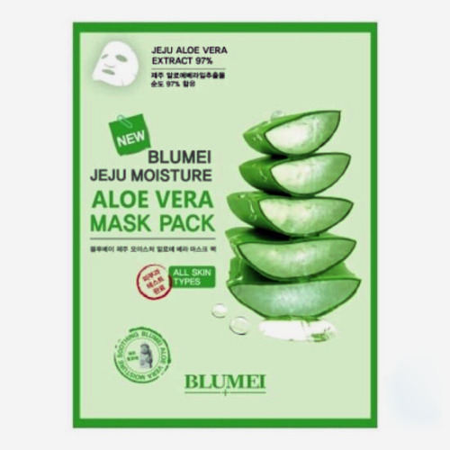 Mặt nạ dưỡng ẩm da lô hội Blumei Jeju Moisture Aloe Vera Mask Pack 23g