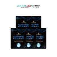 Mặt nạ dưỡng ẩm làm dịu da và cải thiện da khô ráp PAX MOLY Real Hyaluronic Acid Mask Pack 5 Miếng