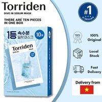 Mặt Nạ Dưỡng Ẩm, Làm Dịu Da Torriden Dive-In Low Molecular Hyaluronic Acid Mask Pack 27ml*10