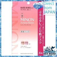 Mặt nạ dưỡng ẩm Minon Amino Moist Purupuru 22mL x 4 miếng Dưỡng ẩm