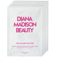 Mặt nạ dưỡng ẩm sáng da The Glow Factor Rosehip Seed Oil Hydrating Face Sheet Mask