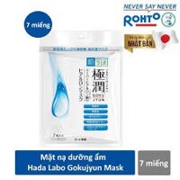 Mặt nạ dưỡng ẩm tối ưu Hada Labo Gokujyun Hyaluron Mask 7pcs ( Nhập khẩu từ Nhật Bản)