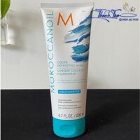 Mặt nạ dưỡng bổ sung hạt màu Xanh nước biển Moroccanoil Color Depositing Mask 200ml - Aquamarine ( New 2023 )