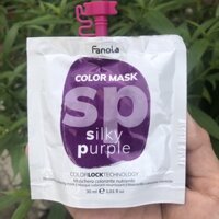 Mặt nạ dưỡng bổ sung hạt màu TÍM SILKY PURPLE Fanola Color Mask 30ml ( New 2022 )