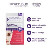 Mặt nạ dưỡng da 2 bước Skin Republic Brightening Vitamin C + Collagen Face Mask 25ml