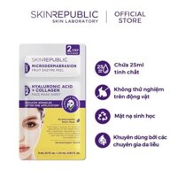 Mặt nạ dưỡng da 2 bước Skin Republic Hyaluronic Acid + Collagen Face Mask 25ml