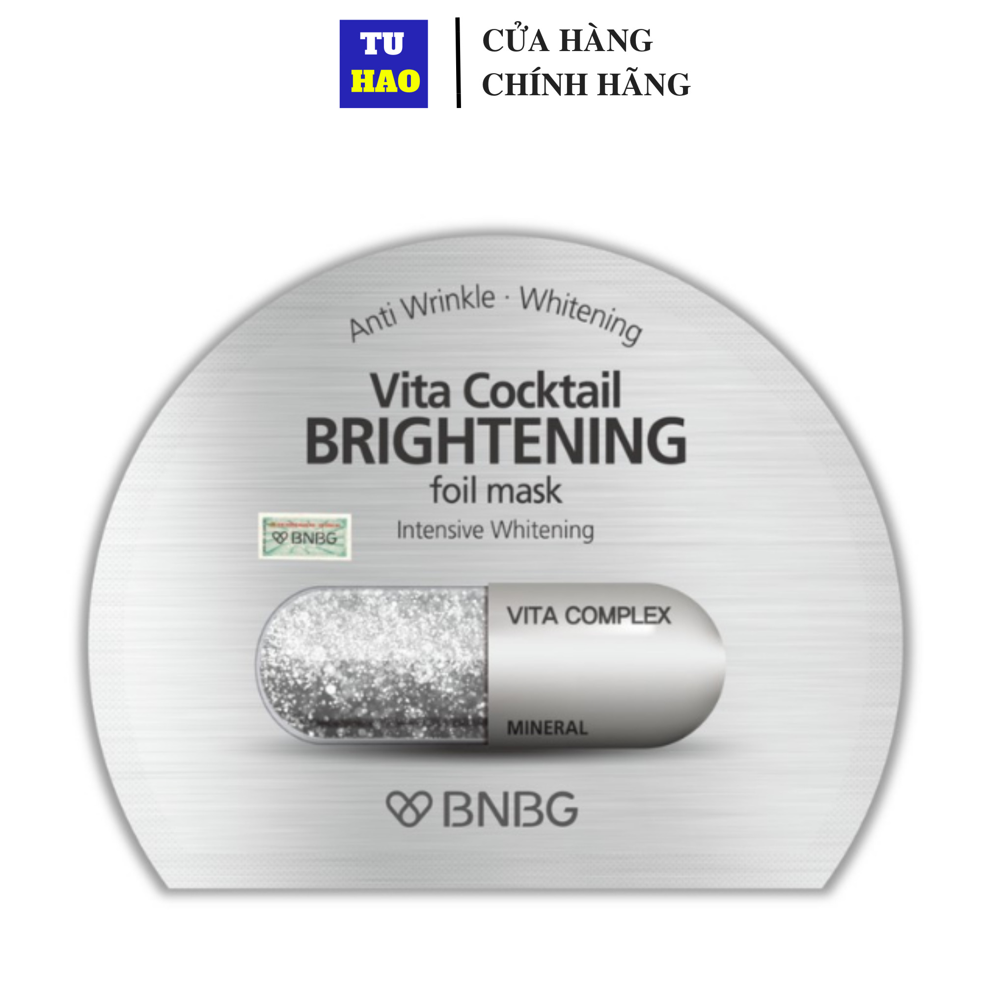 Mặt nạ dưỡng da Banobagi Vita Cocktail Foil Mask Intensive Whitening