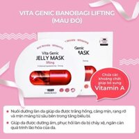 Mặt Nạ Dưỡng Da Banobagi Vita Genic Jelly Mask Cung Cấp Collagen, Vitamin Và Dưỡng Chất Chăm Sóc Da Săn Chắc Mịn Màng - Lifting nâng cơ Đỏ