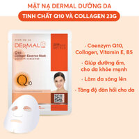 Mặt nạ dưỡng da Dermal tinh chất Q10, nhân sâm, ốc sên, dưa chuột, trà xanh.... dưỡng ẩm, làm sáng,trắng da, nhiều chất