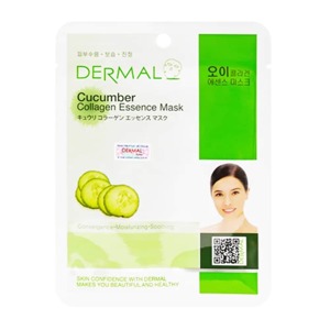 Mặt nạ dưỡng da tinh chất dưa leo Dermal Cucumber Collagen Essence Mask 23g