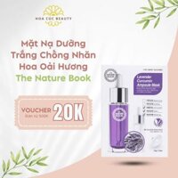 Mặt Nạ Dưỡng Trắng Chống Nhăn Hoa Oải Hương The Nature Book Thành Phần Lành Tính