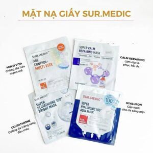 Mặt nạ dưỡng trắng chuyên sâu Sur.Medic Bright Glutathione Mask