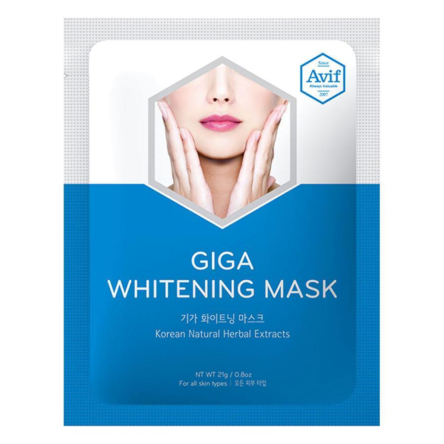 Mặt nạ dưỡng trắng da Avif Giga Whitening Mask