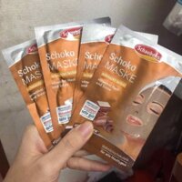 Mặt nạ dưỡng trắng da Schoko Schaebens Mask với sữa sô cô la.